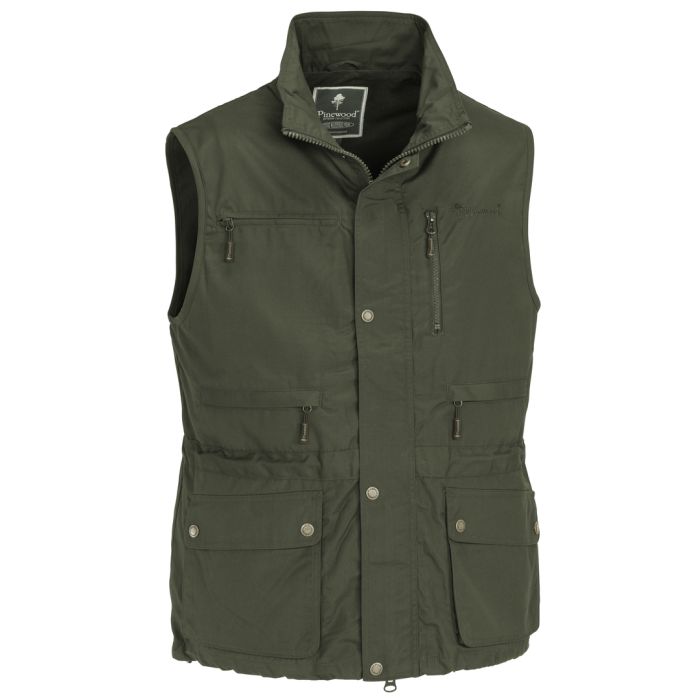 Pinewood Nye Tiveden Vest Moss Green