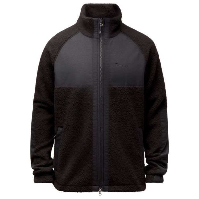 Pinewood Pile Fleece Jakke i Sort - Udsalg!