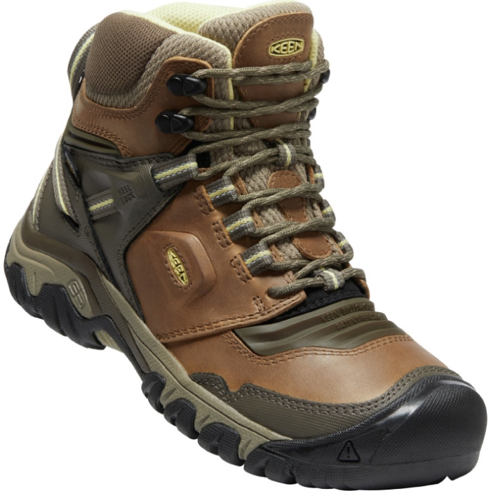 Keen Ridge Flex Mid WP Vandrestøvler til Damer - Safari Custard