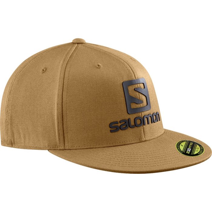 Salomon Flexfit Kasket - Stilig Baseball Cap i Bronze Brun
