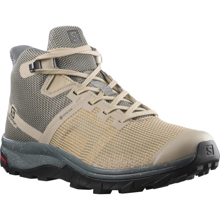 Salomon Outline Prism Mid GTX Vandrestøvler til kvinder - Safari