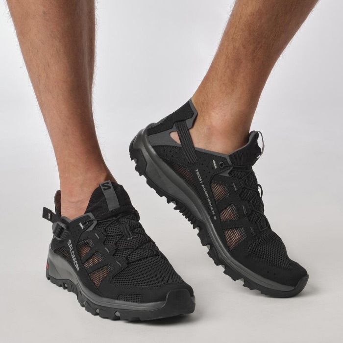 Salomon Techamphibian 5 Sandaler til Mænd - Sort tilbud