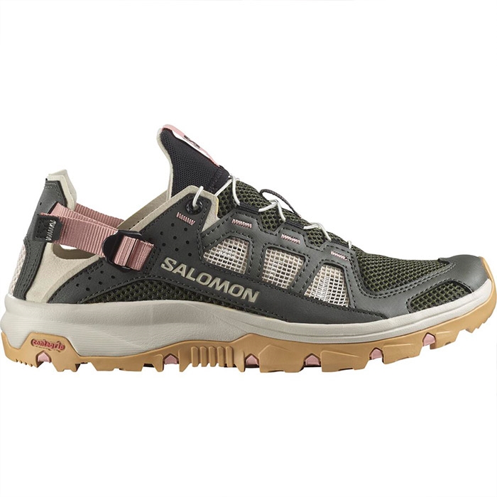 Salomon Techamphibian Sandaler til Damer - Peat Rainy H Pblå