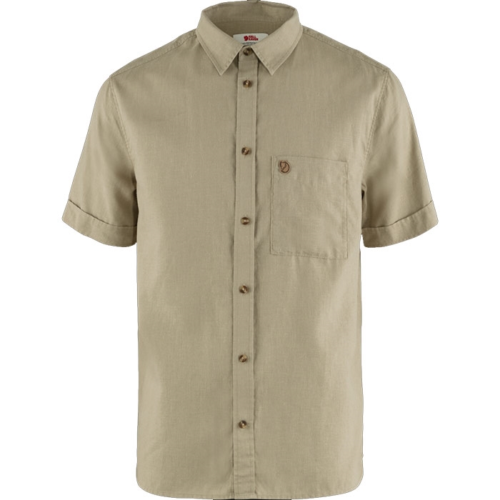 Fj? Llr? Ven ? Vik Travel Shirt Herre   Mænd Sand Stone M   Skjorter