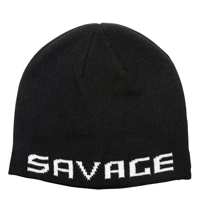 Savage Gear Logo Beanie - Sort Hue til Udendørs Aktiviteter