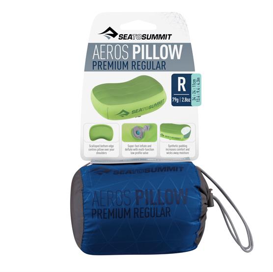 Sea To Summit Aeros Premium Pillow Regular  Navy