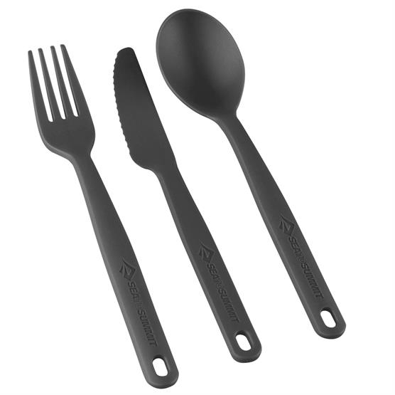 Sea To Summit Camp Cutlery Set    Pc  Charcoal
