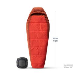 Sea To Summit Hamelin Women S Synthetic Sleeping Bag  C   Regular Spicy Orange   Sovepose
