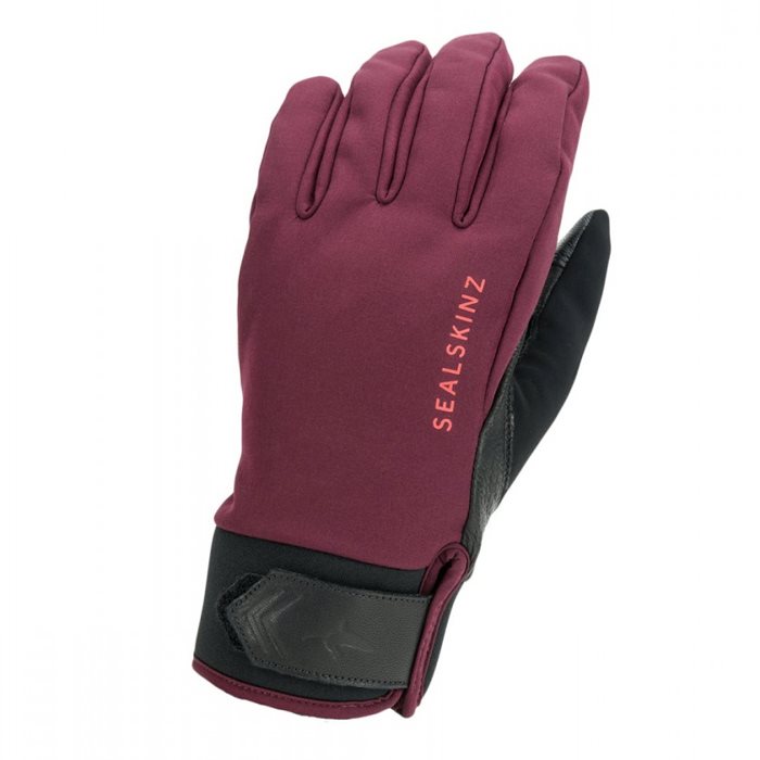 Sealskinz Waterproof All Weather Insulated Glove  Red Xl   Handsker