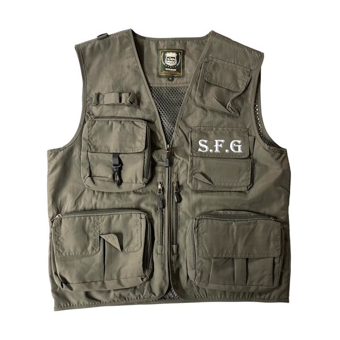 Sfg Fiskevest Classic Grøn - Tilbud på Fiskegrej!