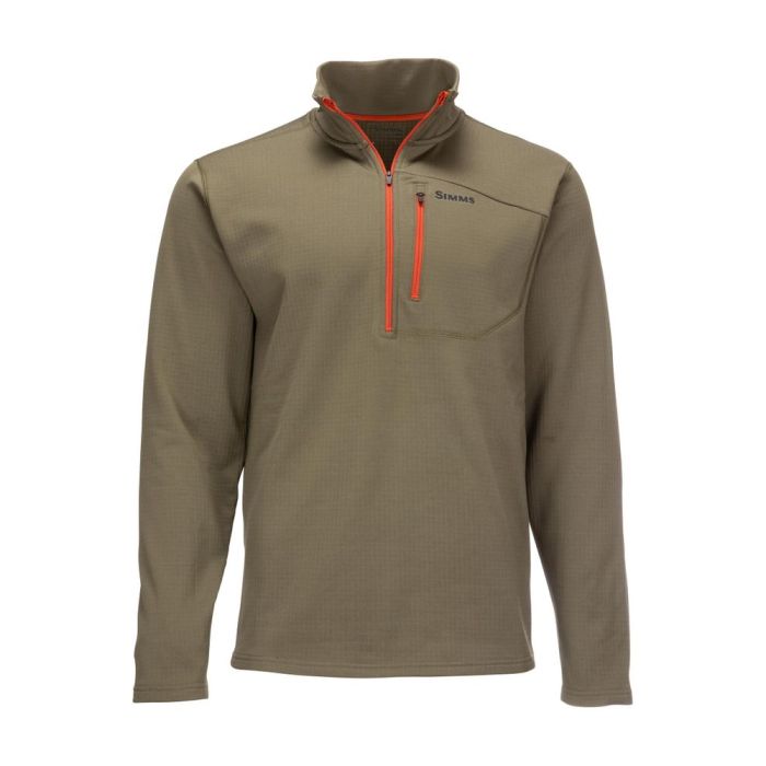 Simms Thermal   Zip Top Dark Stone