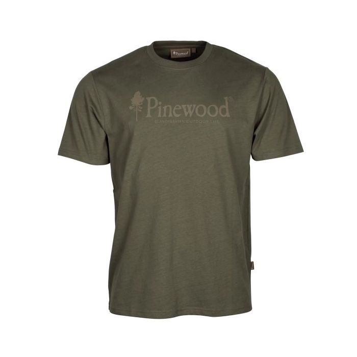 Pinewood Outdoor Life T Shirt D Green