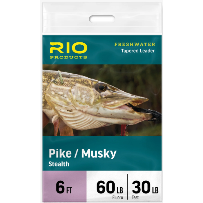 Rio Pike Musky Stealth Tapered Leader  Ft