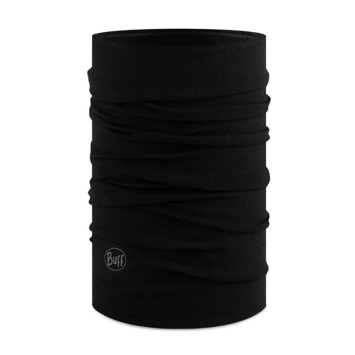 Buff Midweight Merino Wool Neckwarmer Solid Sort