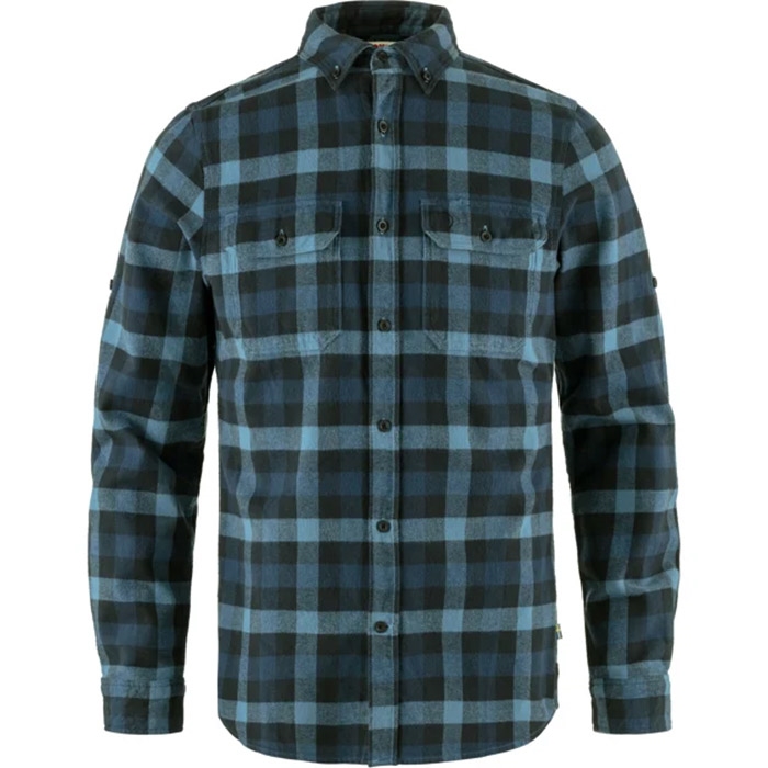 Fjällräven Herreskjorte i Indigo Blå - Slim Fit 2XL