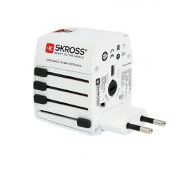 Skross Muv Rejseadapter med 2 USB-porte – Hurtig levering!