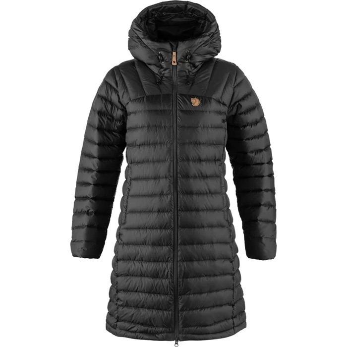 Fjällräven Snow Flake Parka i Sort – Varm Jakke på Udsalg