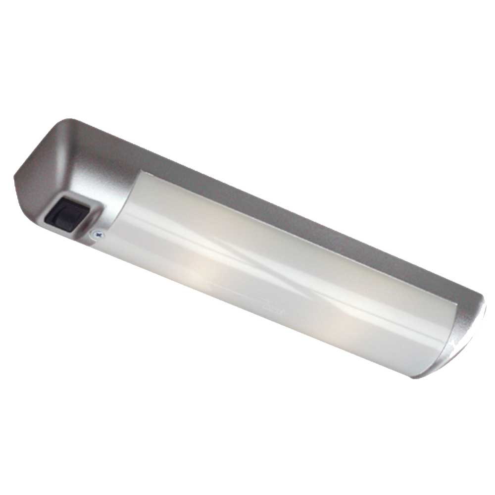 LED Lygte 12 Volt 100 Lumen til Campingvogn - Silver