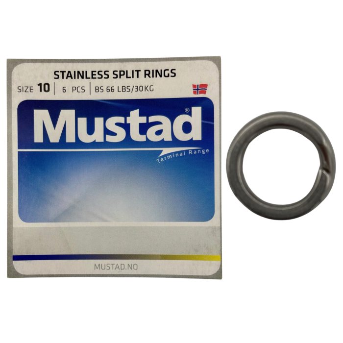 Mustad Stainless Splitring Str