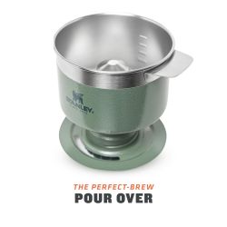 Stanley Perfect Brew Pour Over Tragt Hammertone Green   Kaffetragt