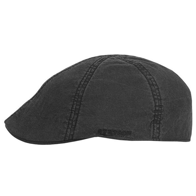 Stetson Texas Økologisk Sixpence - Sort Sommerhat