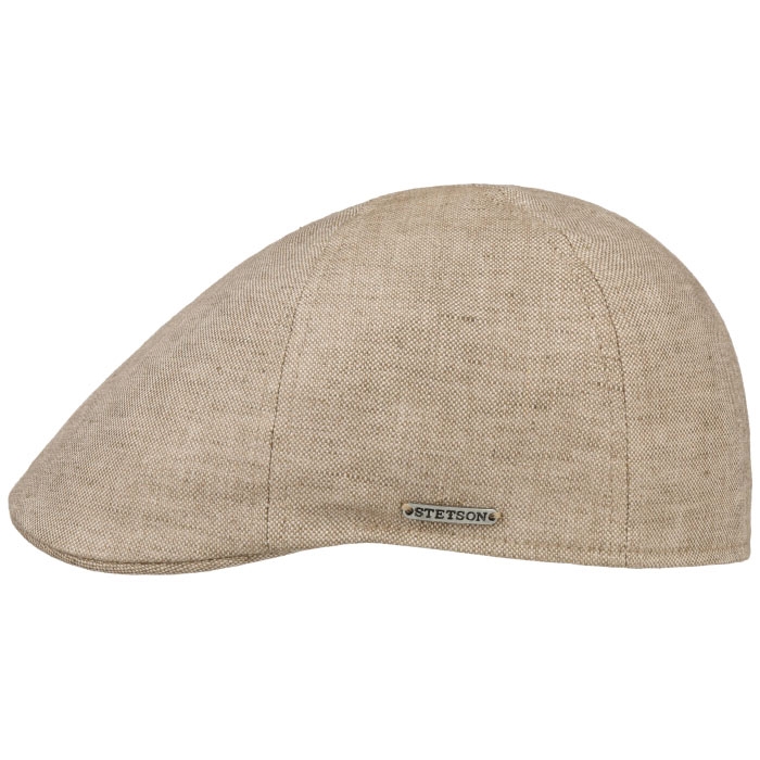 Stetson Texas Linen Beige Melange Sixpence Hat - Stilfuld Cap