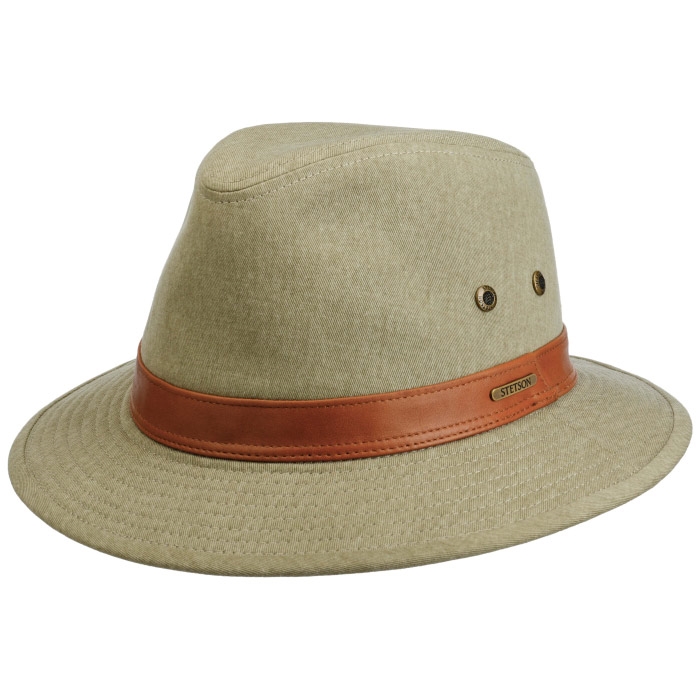 Stetson Traveller Hat med UV-beskyttelse – Grøn