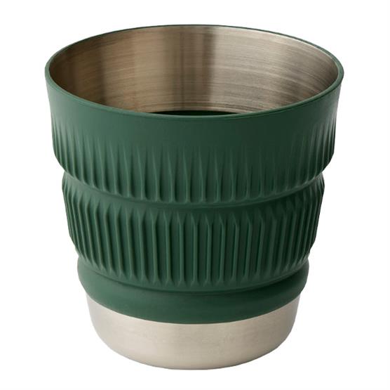 Sea To Summit Detour Ss Collapsible Mug   Green Laurel Wreath