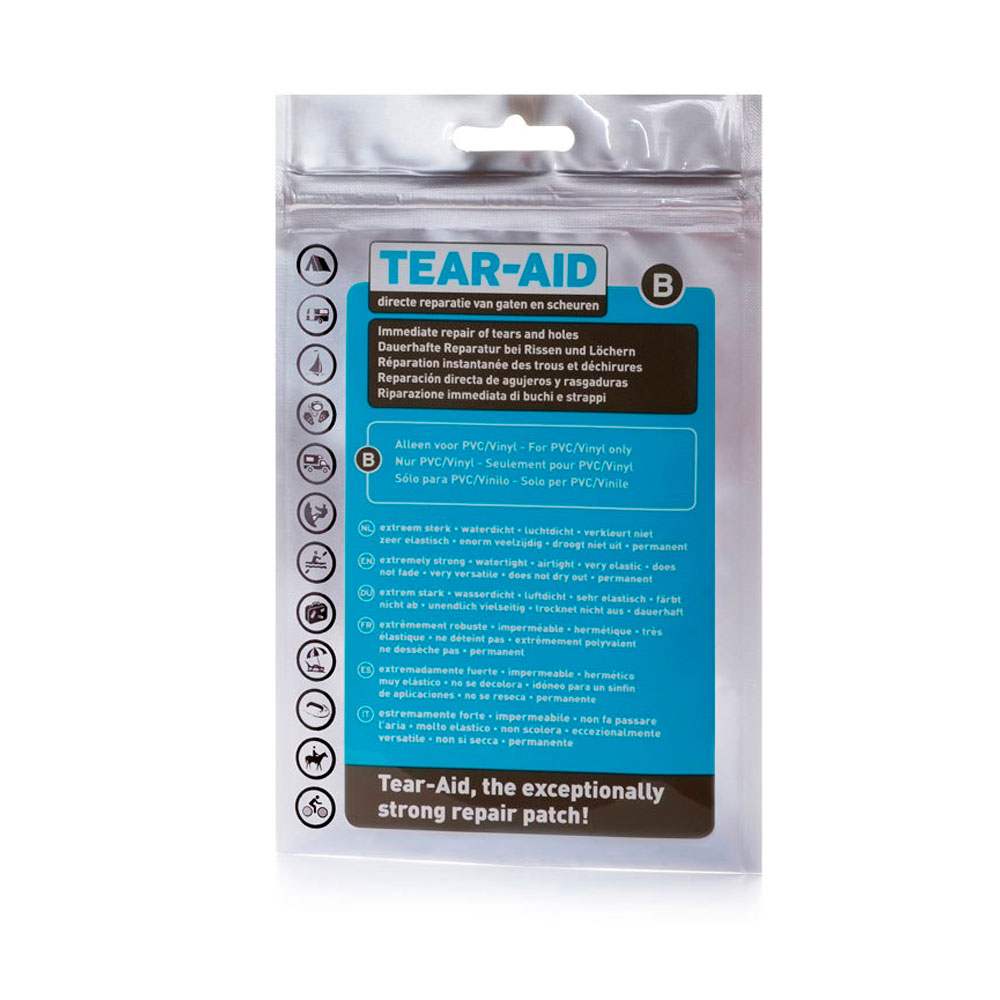 Reparationsbånd til PVC og Vinyl - Tear Aid Type B