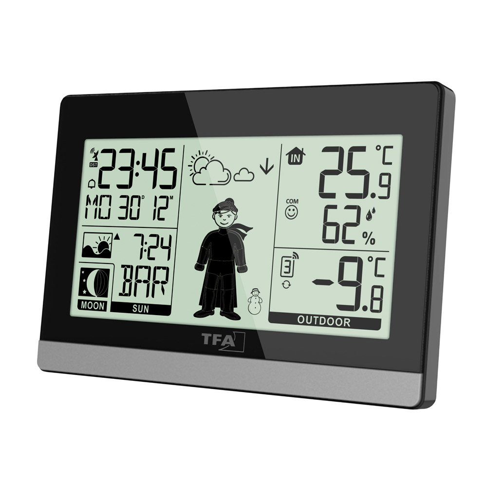 Tfa Weather Boy Trådløs Vejrstation - Elegant Design