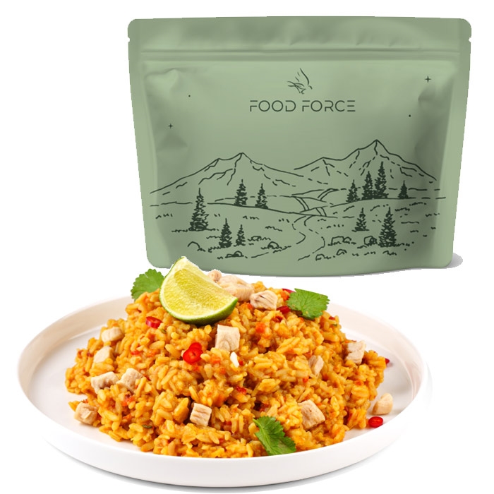 Food Force Thailandisk Stil Ris M Kylling  G  Kcal    Mad