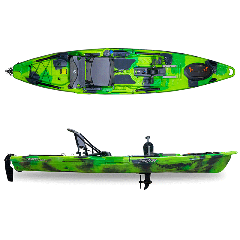 Moken 12.5 PDL Kajak i Green Flash Camo - Fantastisk Tilbud!