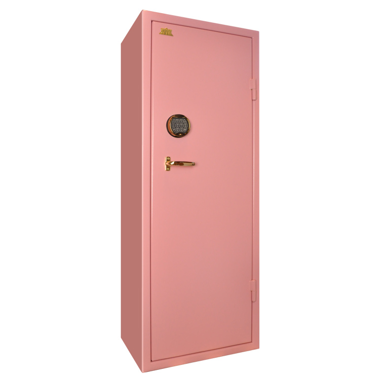 SP88 Våbenskab til 16 Våben med Kodelås i Pink
