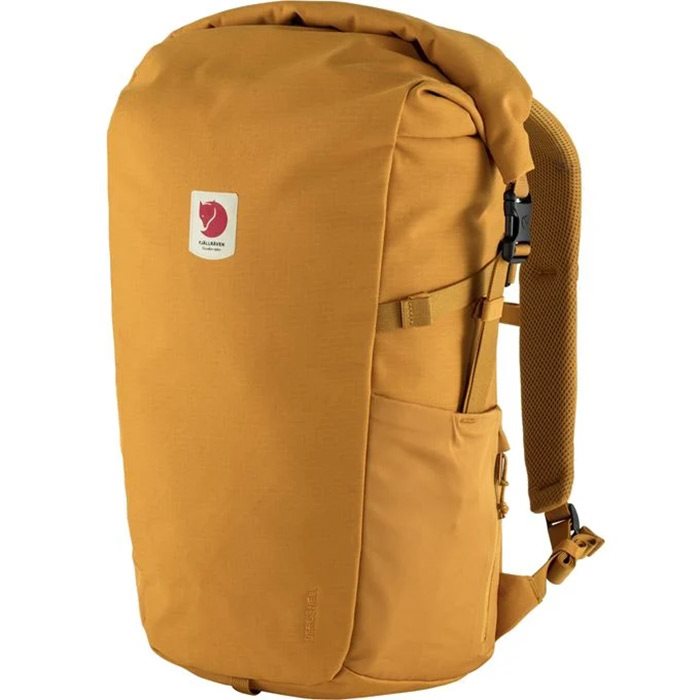 Fjällräven Rolltop Rygsæk 30 L i Rød-Guld på Udsalg!