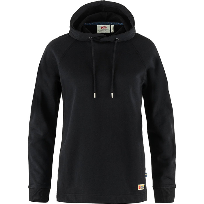 Fjällräven Vardag Hoodie til kvinder – Sort på udsalg!