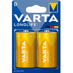 Varta Longlife D Batterier - 2 Pak Tilbud