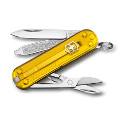 Victorinox Classic Sd Transparent Colors Tuscan Sun   Multitool