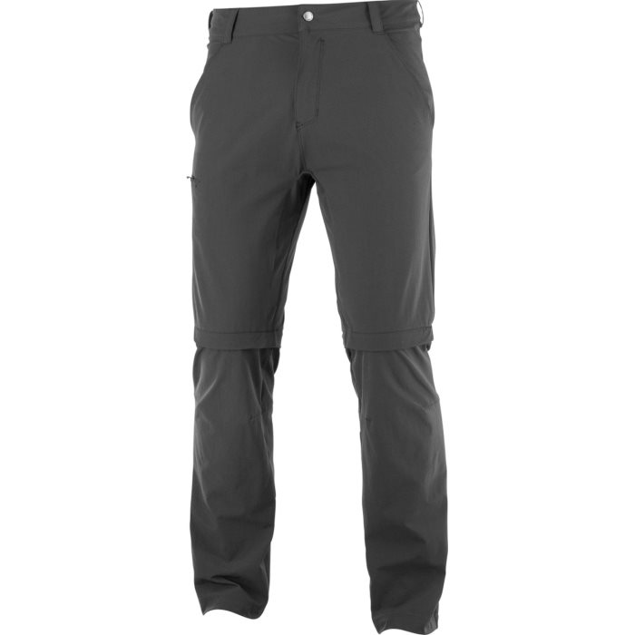 Salomon Wayfarer Zip Bukser til Mænd – Sort Stretch