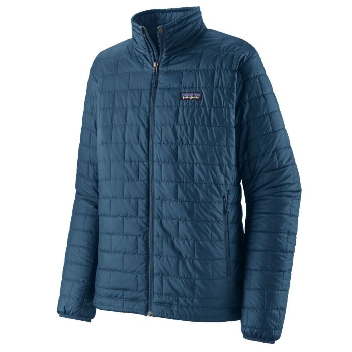 Patagonia M S Nano Puff Jakke Lagom Blue