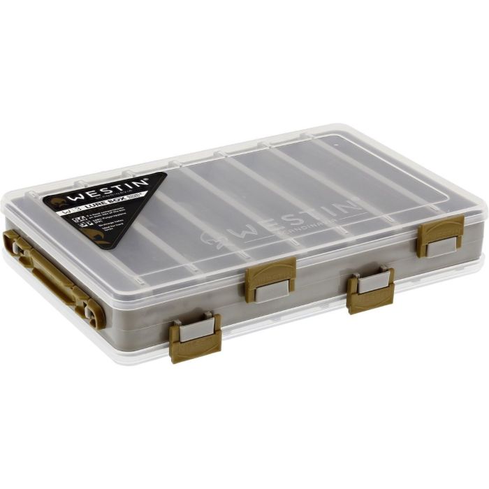 Westin W  Lure Box Double Sided S S  Grey Clear