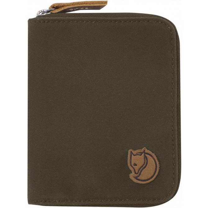 Fj? Llr? Ven Zip Wallet   Pengepung Dark Olive   Små Tasker  Punge  Tilbehør