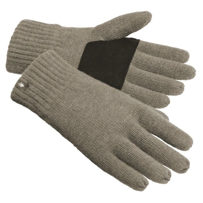 Pinewood Knitted Wool  Finger Handske Mole Melange