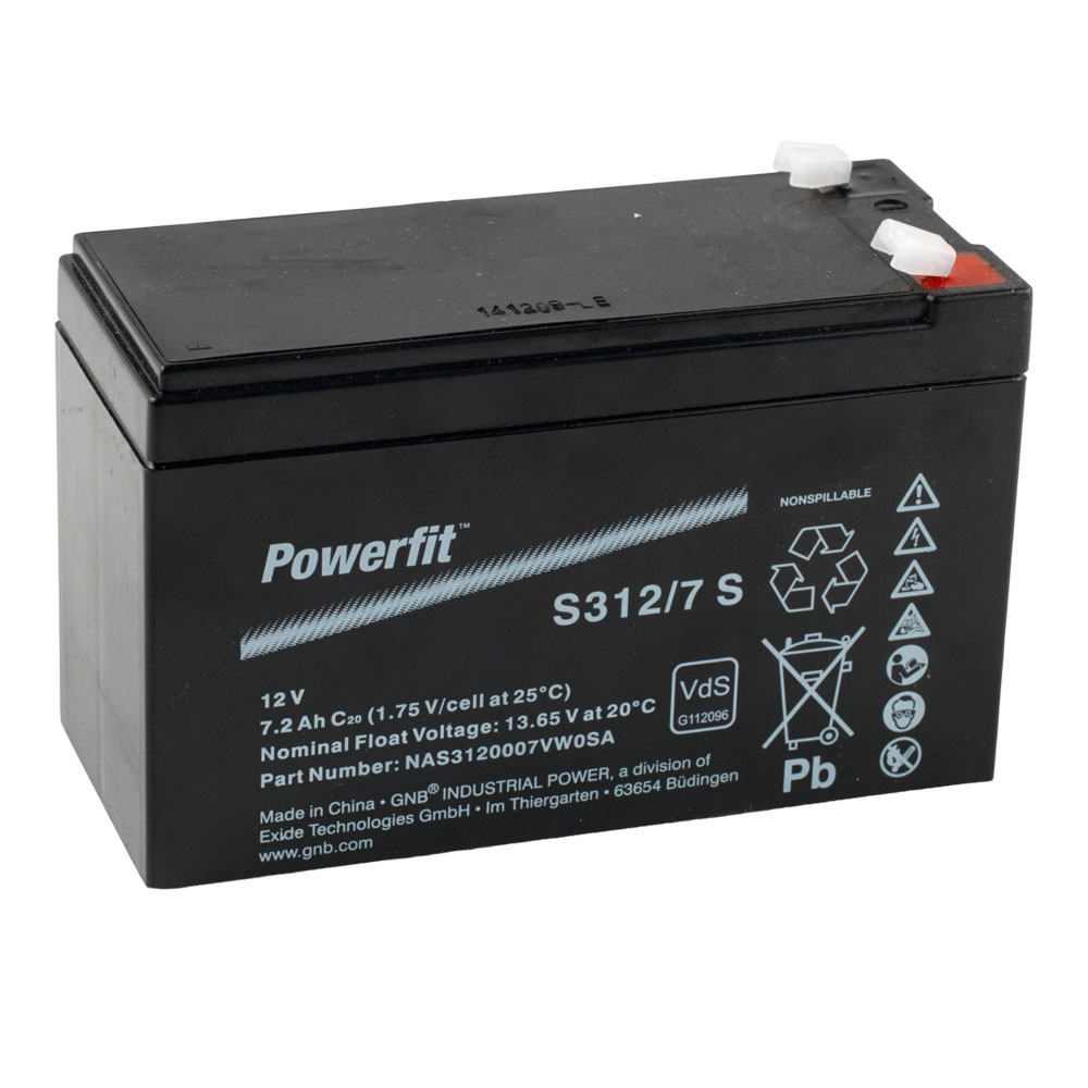 Powerfit 12 Volt 7 Ah AGM Batteri - Fantastisk Tilbud!