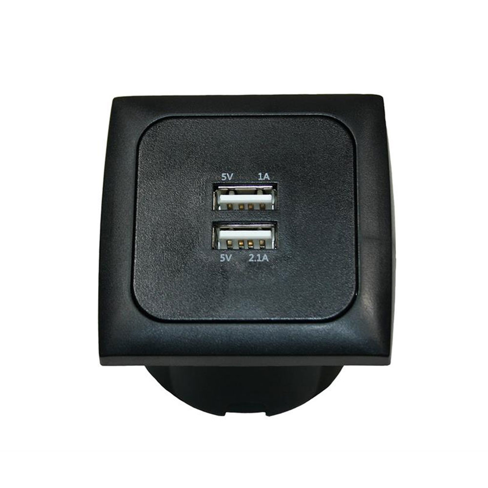 Haba C Line USB Stikdåser med 2 x USB A - Tilbud!