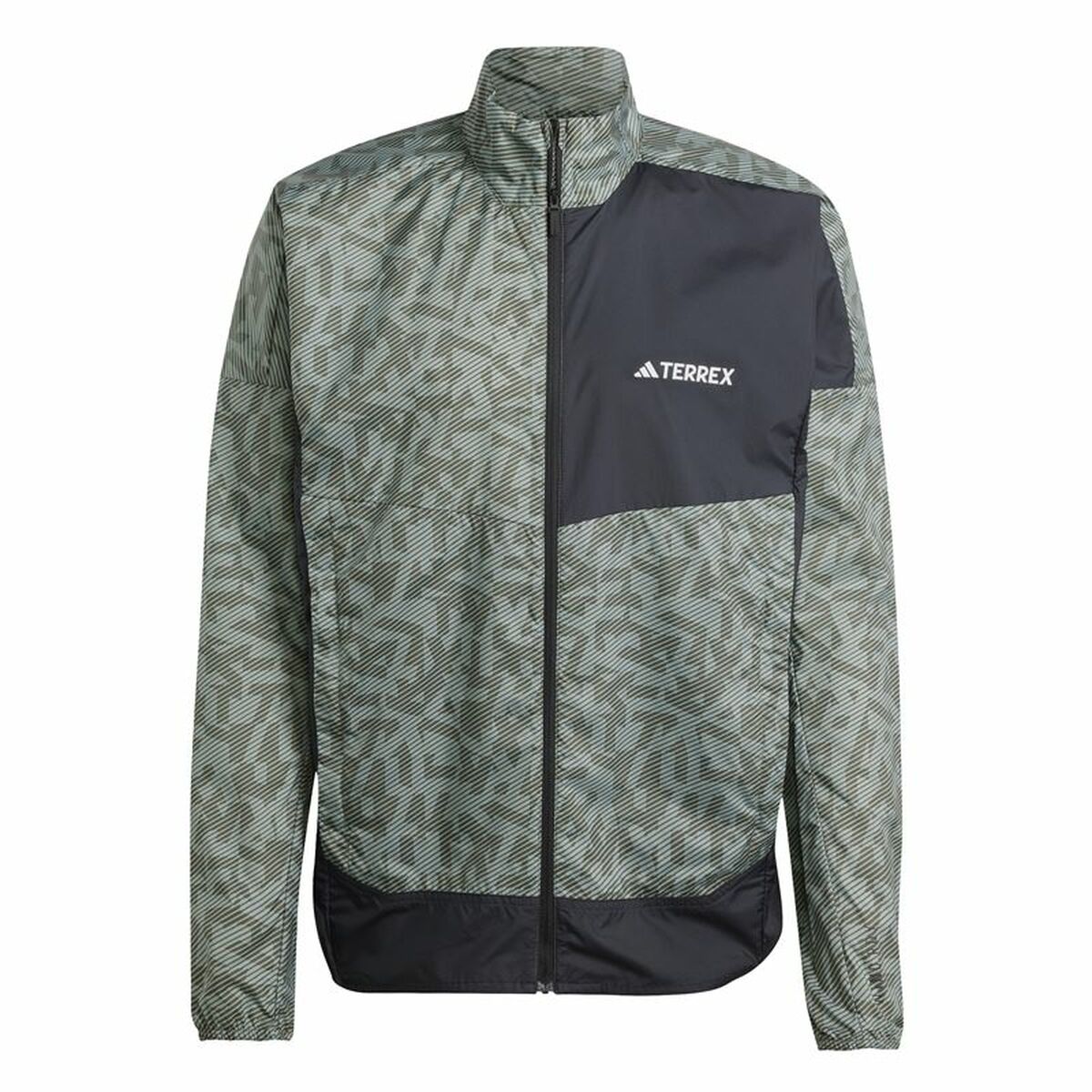 Vindblæser Jakke Adidas Terrex Grå