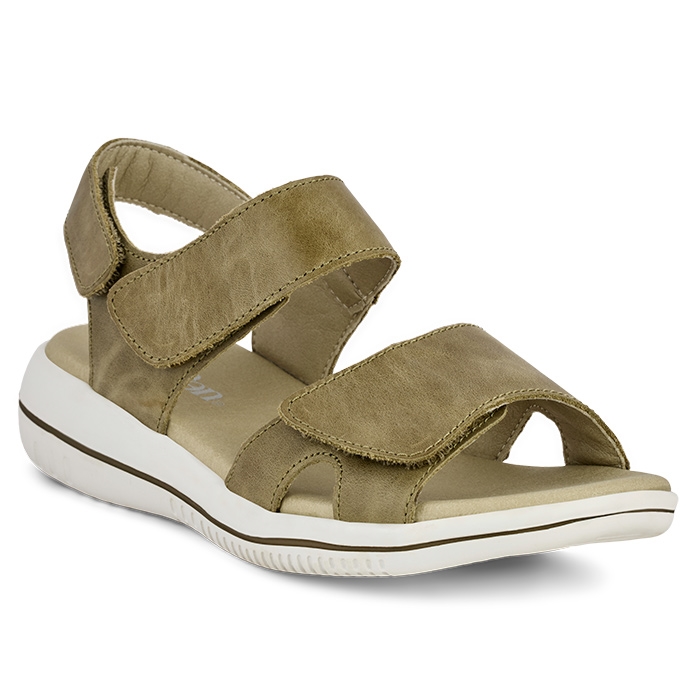 Grøn Komfort Leaf Lucy Sandaler - Stil og Komfort til Kvinder