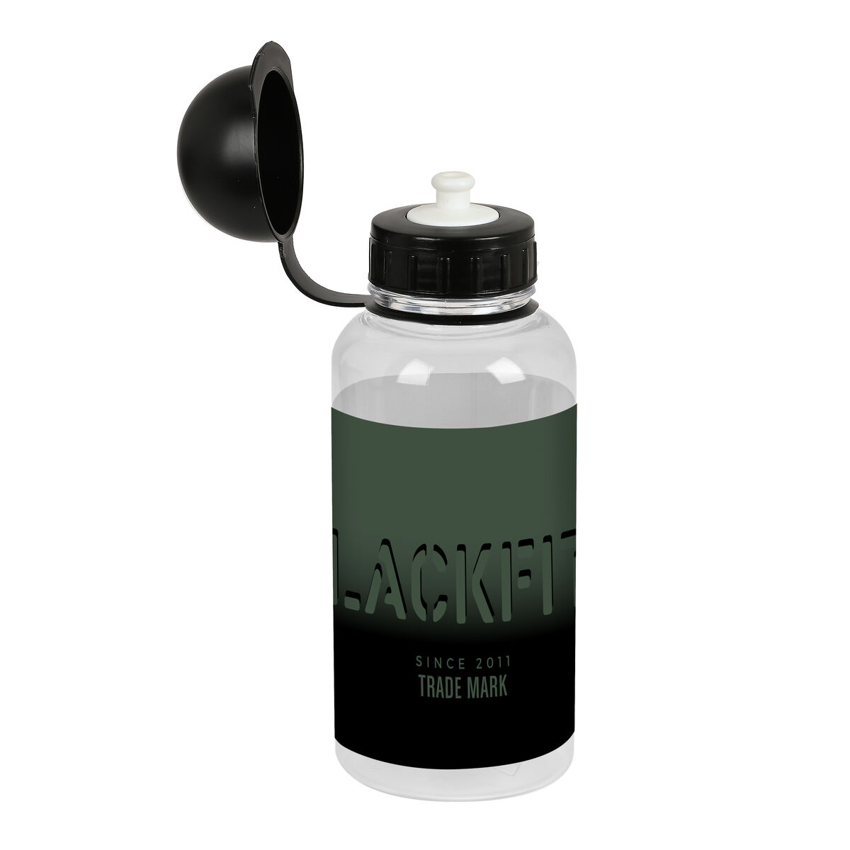Vandflaske Blackfit  Gradient Sort Militærgrøn Pvc   Ml