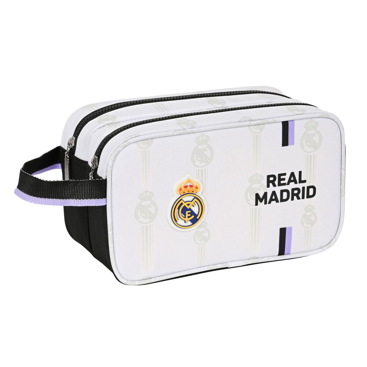 Skoletoilettaske Real Madrid C F  Sort Hvid   X   X   Cm