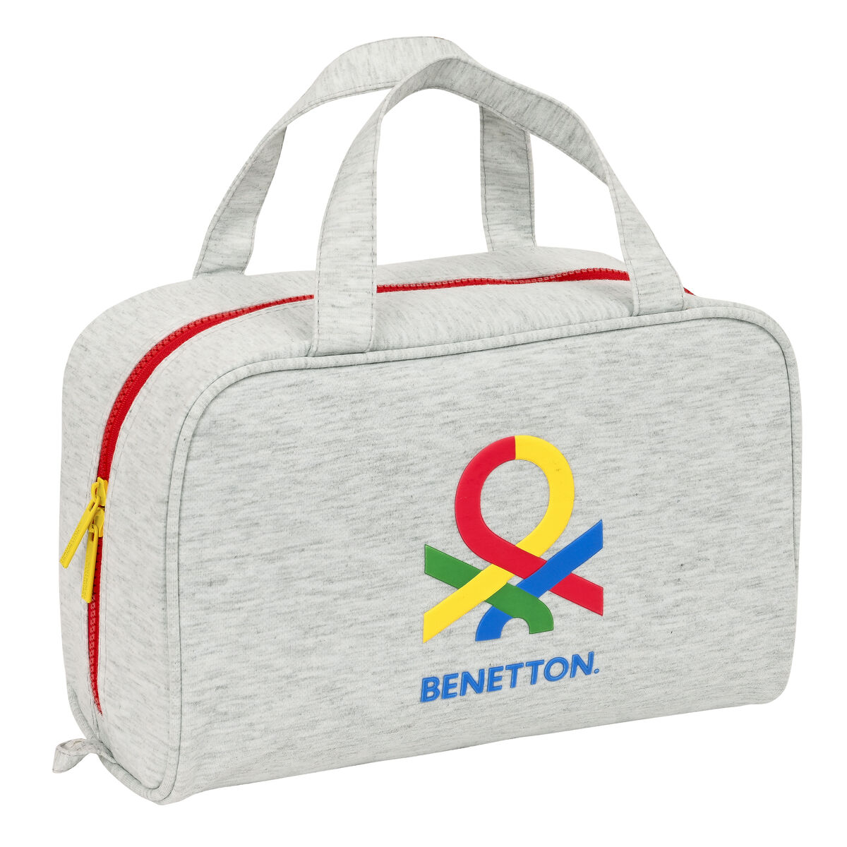 Skoletoilettaske Benetton Pop Grå   X   X   Cm