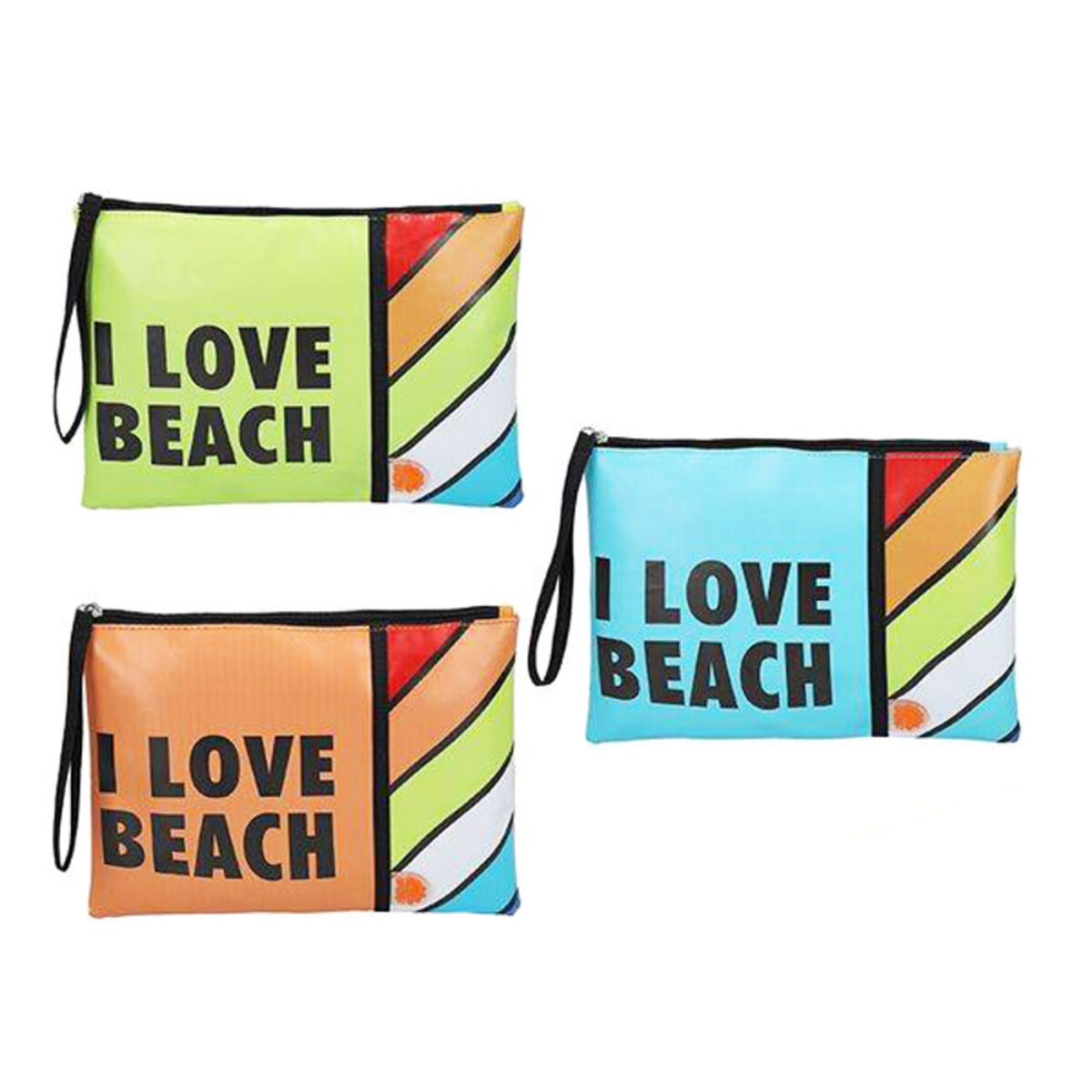 Toilettaske I Love Beach   X   X   Cm